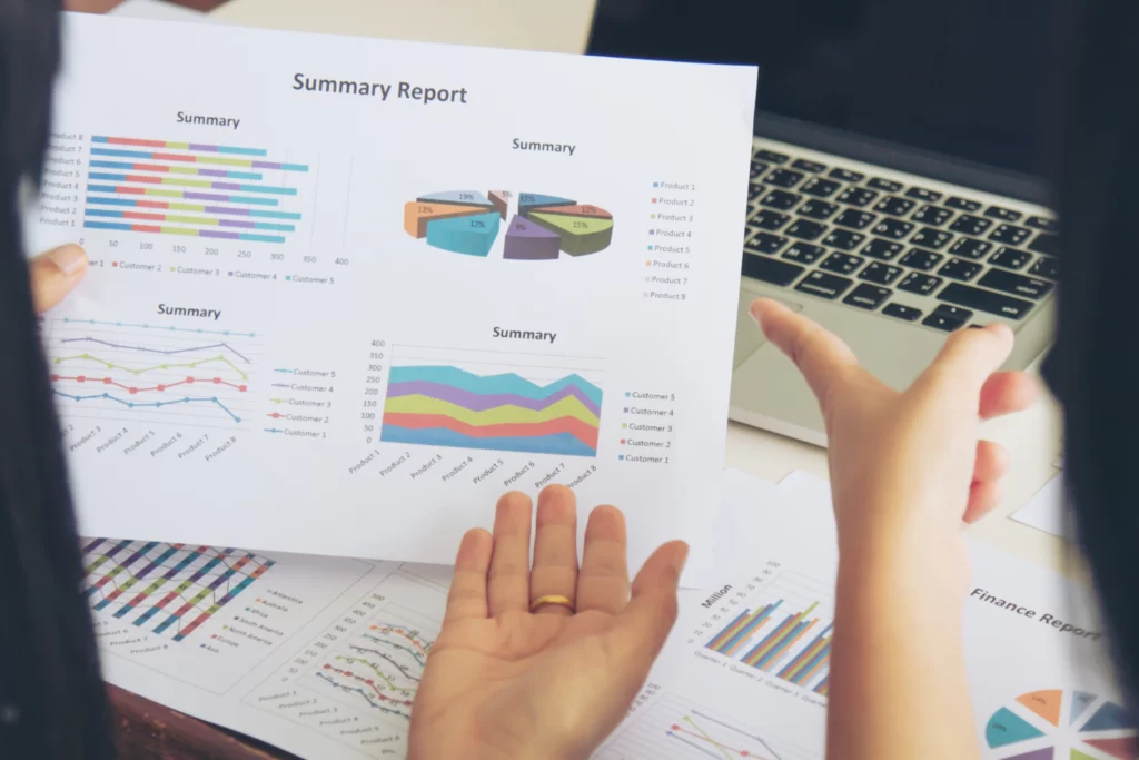 SEO Reporting chart